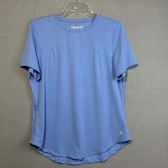 Avalanche Outdoor Supply Co Women's T-Shirt Top Large Blue Athletic Active - Picture 1 of 7